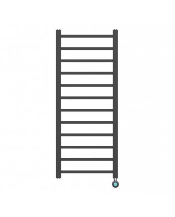1200x500 – 413 Watt | elektrische handdoekradiator zwart