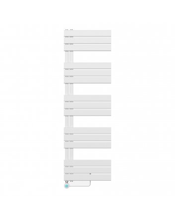 1600x500 – 755 Watt | elektrische handdoekradiator wit | links aansluiting/comb