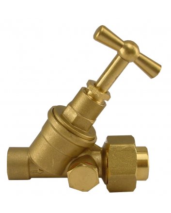 Riko Gastec stopkraan 12 mm capillair x koppeling capillair met aftapgelegenheid
