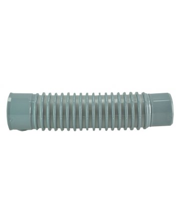 Flexibele bocht dubbele mof 50 mm 0 - 45 graden PVC