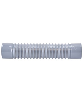 Flexibele bocht dubbele mof 40 mm 0 - 45 graden PVC