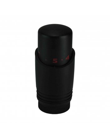 Luxe thermostaatknop M30, mat zwart