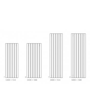 588x1800 – 1043 watt | Forte V10 | Designradiator