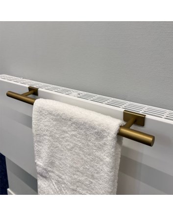 BSXL handdoekenrek 500 mm voor radiatoren boven-bevestiging goud