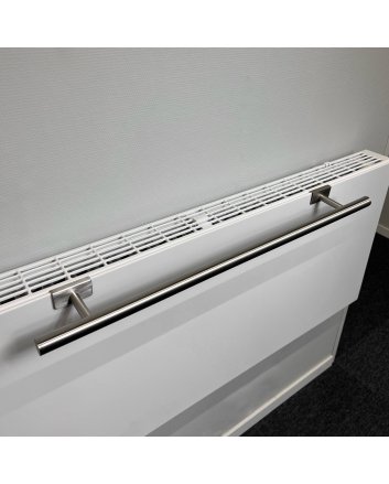 BSXL handdoekenrek 400 mm voor radiatoren boven-bevestiging RVS