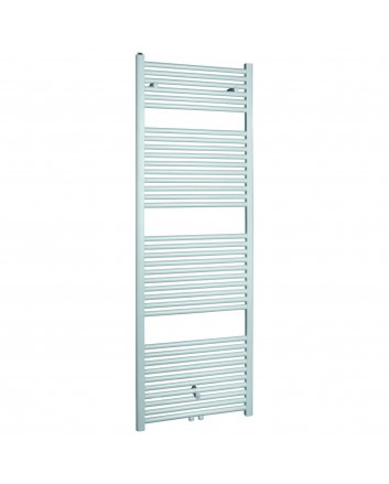 500x800 - 464 Watt | Handdoekradiator Wit Zij- & Middenaansluiting