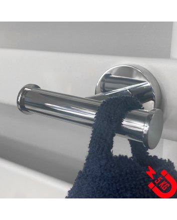 BSXL Magneet-line Chroom – Magnetische dubbele haak