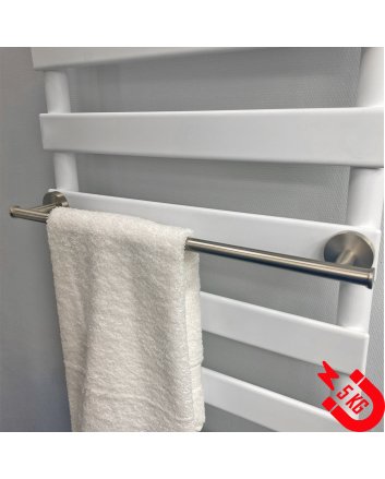 BSXL Magneet-line Geborsteld RVS – Magnetische 510 mm handdoekhouder