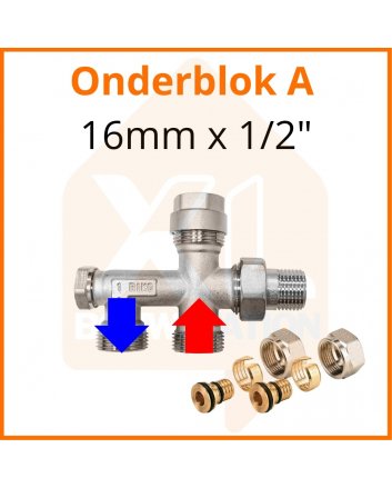 Onderblok A 16mm x 1/2"
