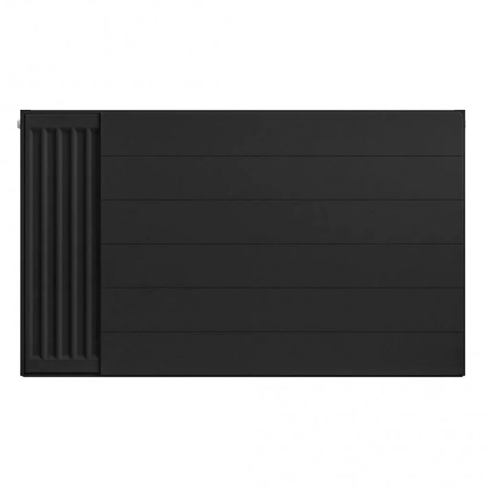 400x1000 T22 - 1613 watt | Eco 4 Gegroefde Radiator | Mat Zwart
