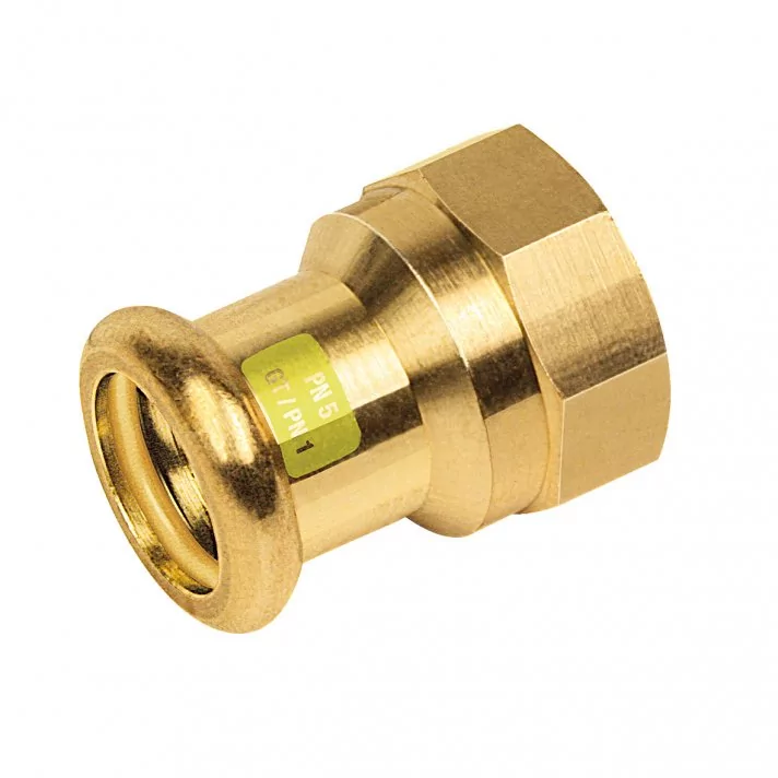 Bonfix Roodkoper Binnendraad x Press schroefbus (gas) | 1/2 x 15