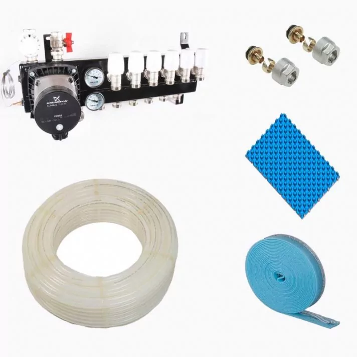 Hoofdverwarming set tot 130 m2 - Vloerverwarming - A Label
