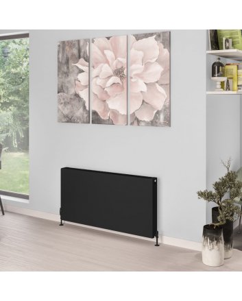 900x1200 T22 - 3559 watt | Eco 8 Vlakke Radiator | Mat Zwart