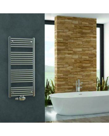 600x1400 - 930 Watt | Handdoekradiator Chroom Zij- & Middenaansluiting