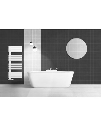 1600x500 – 755 Watt | handdoekradiator wit | links aansluiting/comb