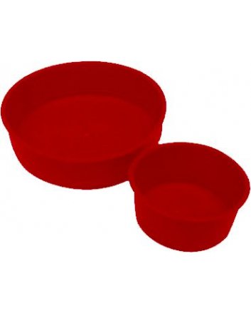 Speciedeksels kunststof 50 mm rood
