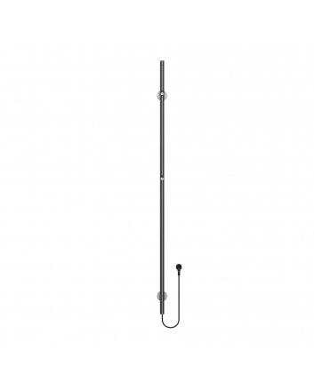 1500x63 - 120 Watt | Elektrische Staafhanddoekradiator - Gunmetal