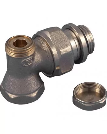 Voetventiel haaks 16mm x 1/2"