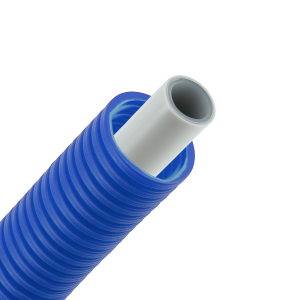Bonfix Alu-pers meerlagenbuis met mantel | blauw | 16 x 2.0 | Rol 50 meter