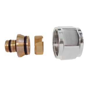 Luxe adaptor 18 x 2,0 mm Eurokonus, chroom