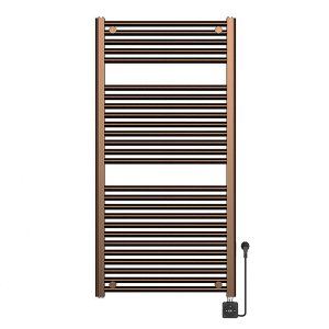 Elara elektrische radiator Smart WiFi 118,5 x 60 cm geborsteld brons koper PVD