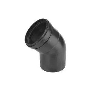 BM-Air Luchtbocht 45° x Ø80 mm M/S Zwart PP