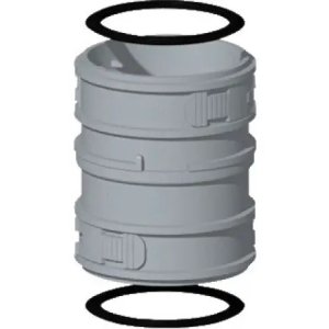 MiniFlex Koppelstuk M/M Ø60 mm Flexibel