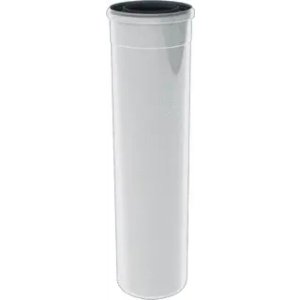 TwinSafe Concentrische Pijp Lengte 2000 mm x Ø60/100 mm Wit PP