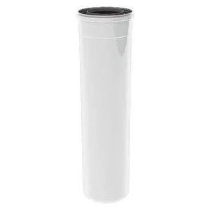 TwinSafe Concentrische Pijp Lengte 2000 mm x Ø80/125 mm Wit PP