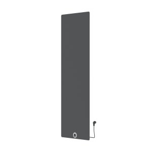 180x60 cm - Elektrische Panel Verticaal Vlak - Mat Antraciet / Beton-Grijs - 1200 Watt