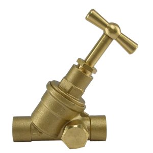 Riko Gastec stopkraan 15 mm capillair x capillair met aftapgelegenheid