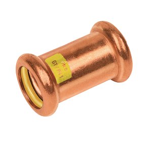 Bonfix Roodkoper Press rechte koppeling (gas) | 35 x 35
