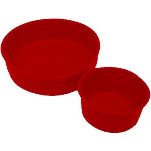 Speciedeksels kunststof 125 mm rood