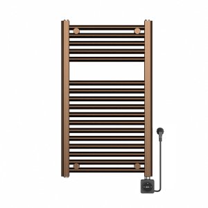 Elara elektrische radiator Smart WiFi 76,6 x 45 cm geborsteld brons koper PVD