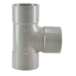T-stuk 3 x mof 110 mm 90 graden PVC