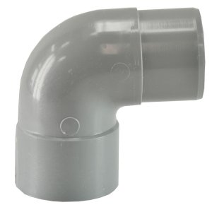 Afvoerbocht mof 50 mm x spie 50 mm 90 graden PVC