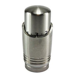 Luxe thermostaatknop M30, geborsteld staal