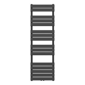 160x50 cm - 750 Watt  - Ecorad Florence - Mat Zwart - Handdoekradiator | Designradiator