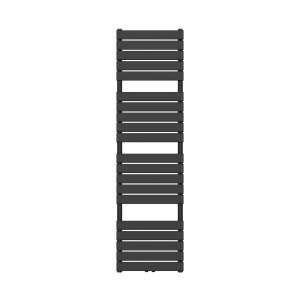 180x50 cm - 900 Watt  - Ecorad Florence - Mat Zwart - Handdoekradiator | Designradiator