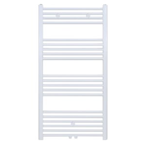 120x50 cm - 675 Watt - Ecorad Handdoekradiator - Wit (RAL9016) - Universal-6 aansluitpunten