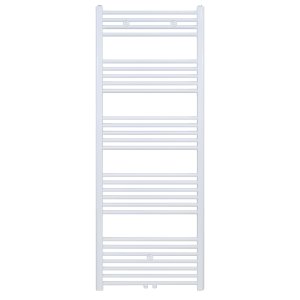 160x50 cm - 900 Watt - Ecorad Handdoekradiator - Wit (RAL9016) - Universal-6 aansluitpunten