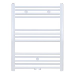 80x60 cm - 550 Watt - Ecorad Handdoekradiator - Wit (RAL9016) - Universal-6 aansluitpunten