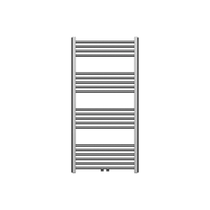 120x60 cm - 775 Watt - Ecorad Handdoekradiator - Gunmetal - Universal-6 aansluitpunten
