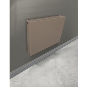 Vlakke Radiatorombouw - Cappuccino + Radiator ECO 8 T22 600x1200