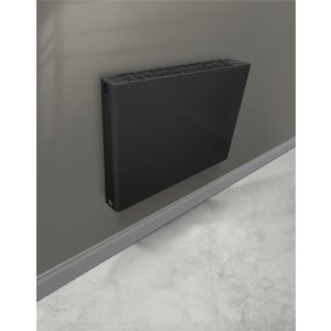 Vlakke Radiatorombouw - Mat Zwart + Radiator ECO 8 T22 600x1200
