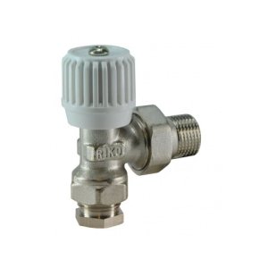 Radiatorkraan haaks 15mm x 1/2"