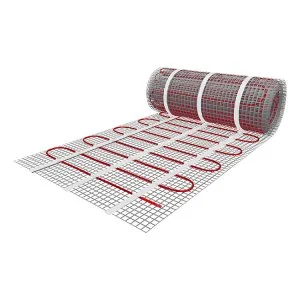 Elektrische vloerverwarming 2 m2 - 300,Watt + gratis Klokthermostaat