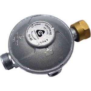 Flesregelaar 30-80 mbar, debiet 2 kg/u, POL-slangaansluiting