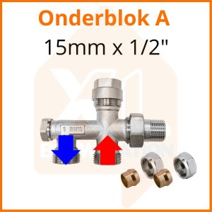 Onderblok A 15mm x 1/2"