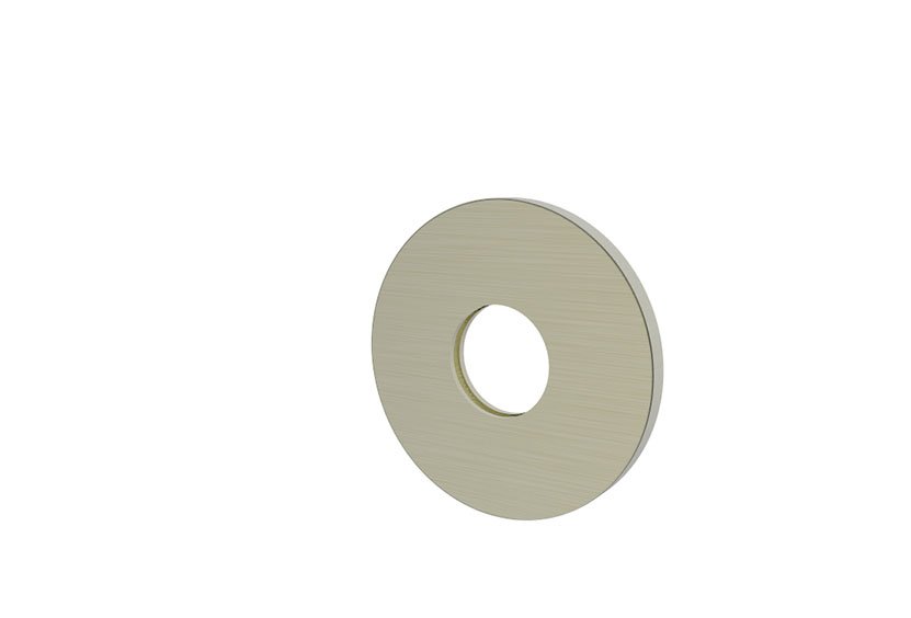 Slim Rozet Wastafelkraan Uitloop 50mm Geborsteld Staal | RadiatorKopen